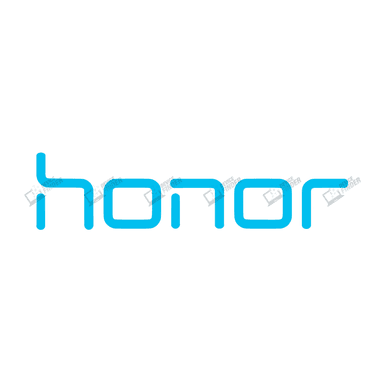Honor mobile logo in blue color representing the popular smartphone brand in Bangladesh