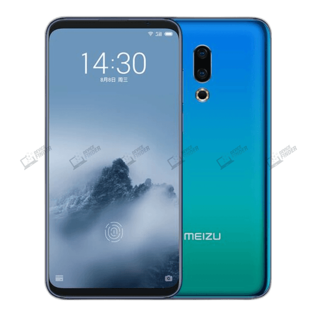 Meizu 16's battery performance displayed through graphics.