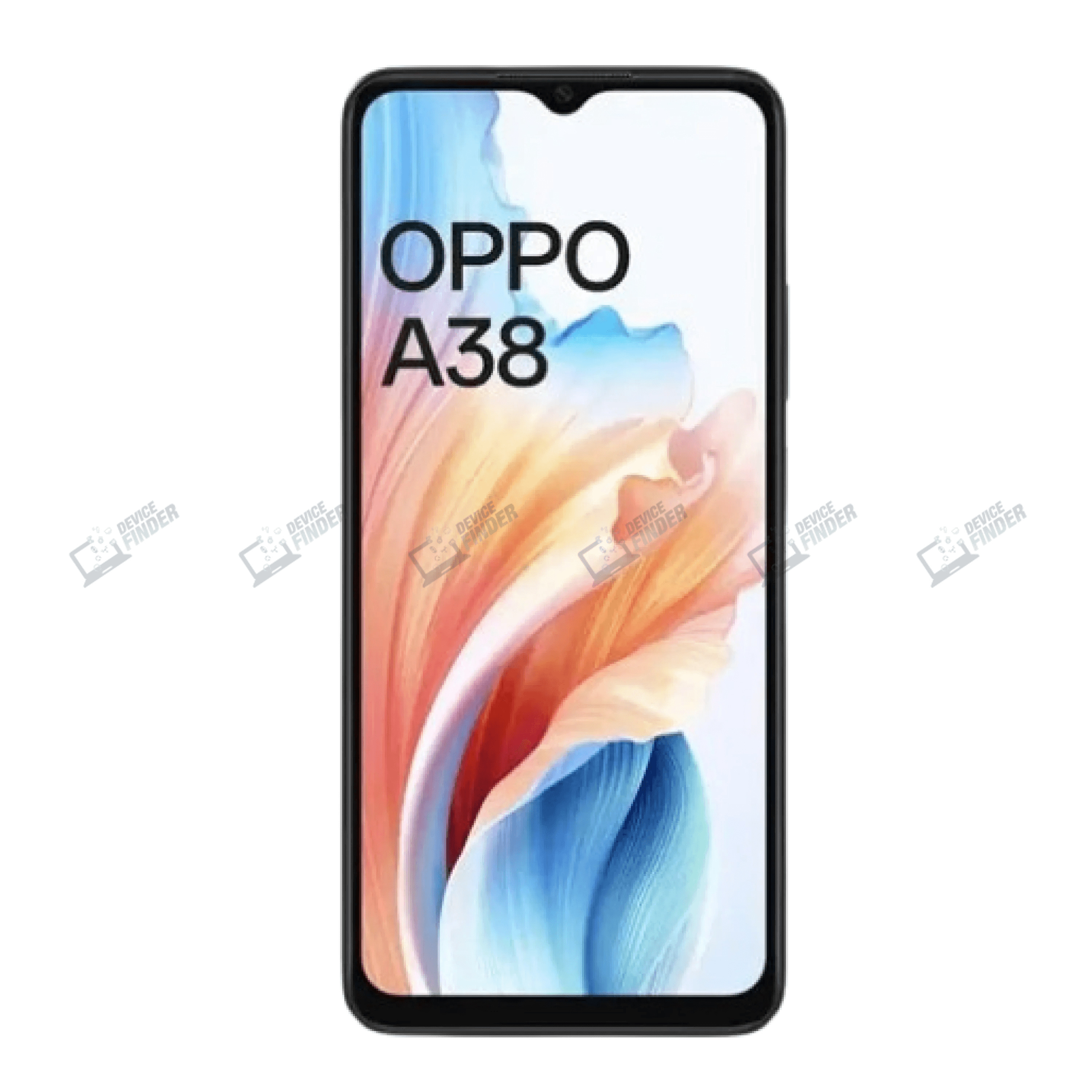 Oppo A38 showcasing vibrant display and sleek design.