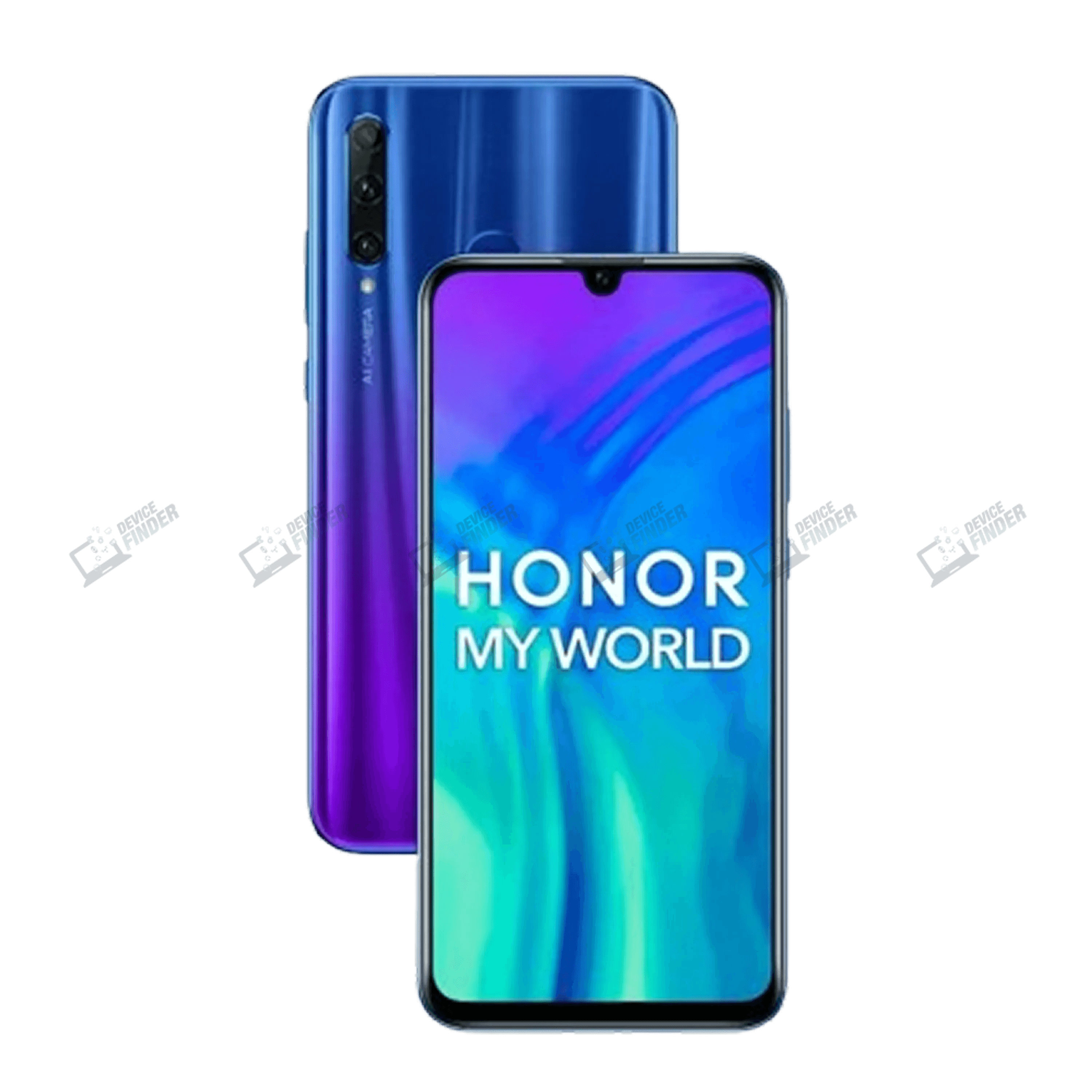 Honor 20i smartphone showcasing vibrant colors and design.