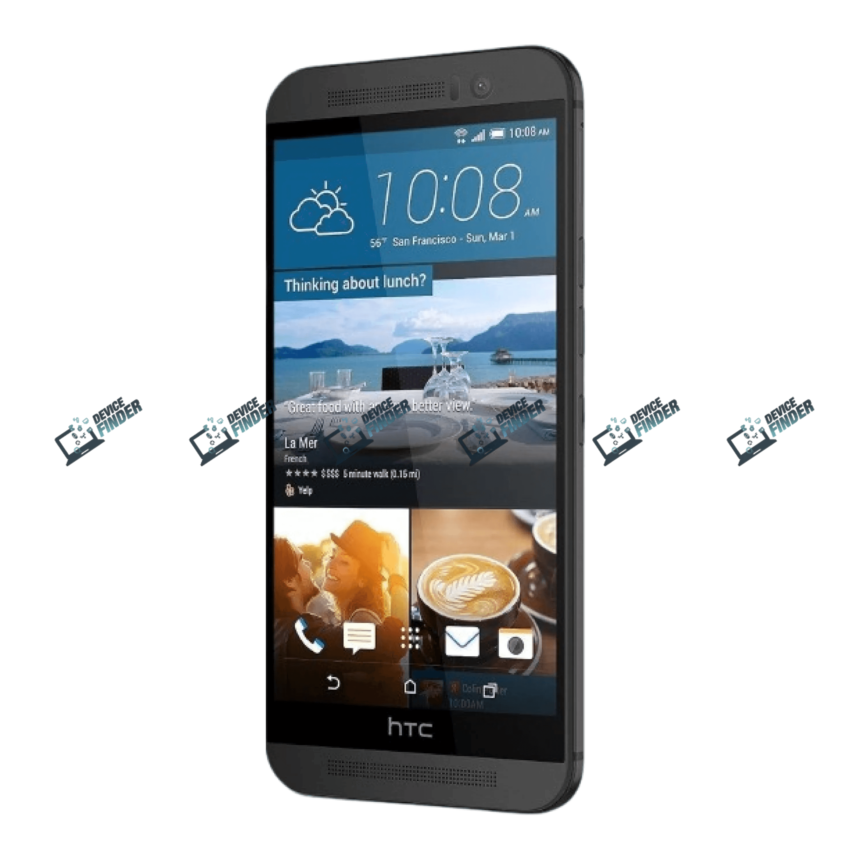 HTC One M9 Display Quality: A Bangladeshi Perspective Front view of HTC One M9 highlighting its display.