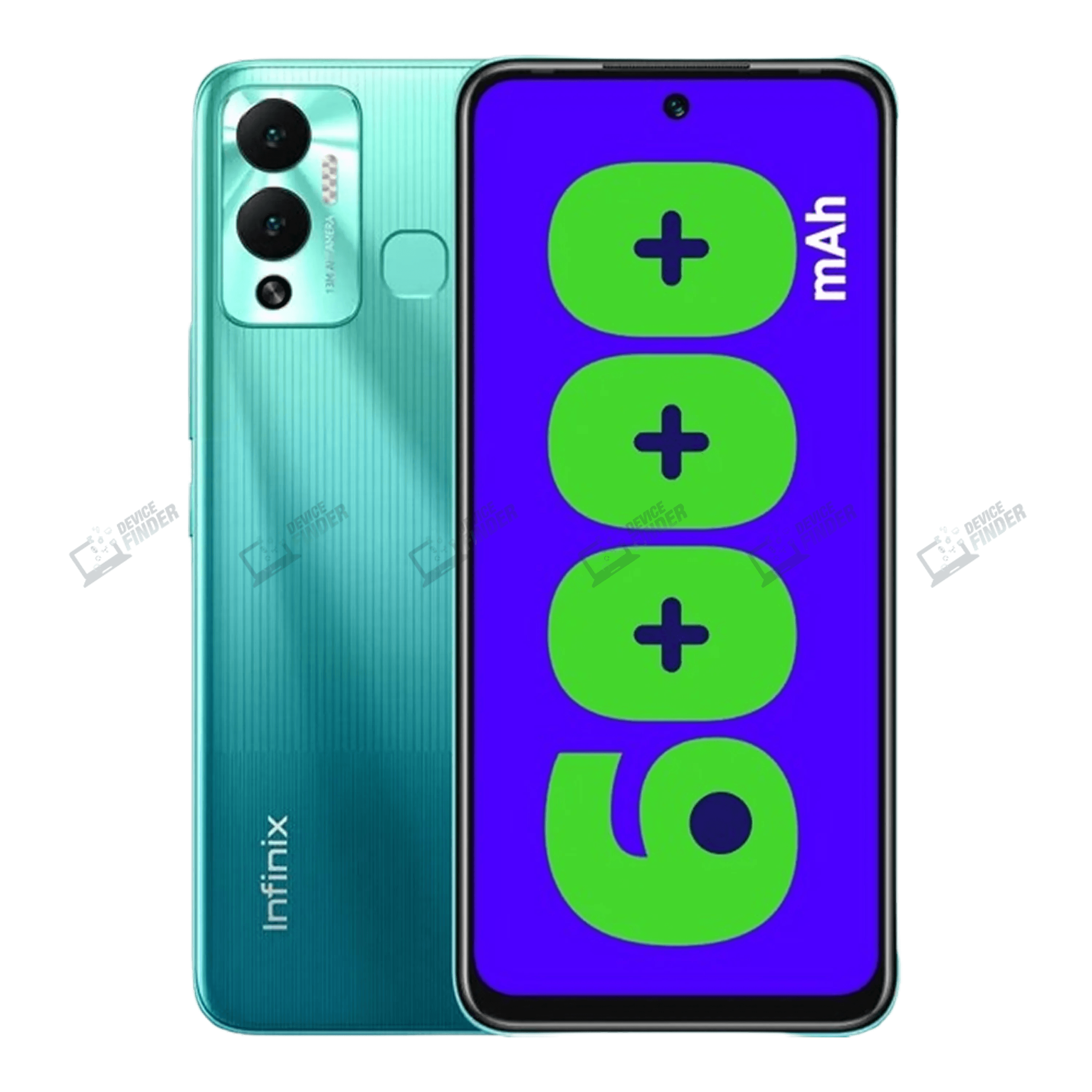 Infinix Hot 12 Play smartphone showcasing its features