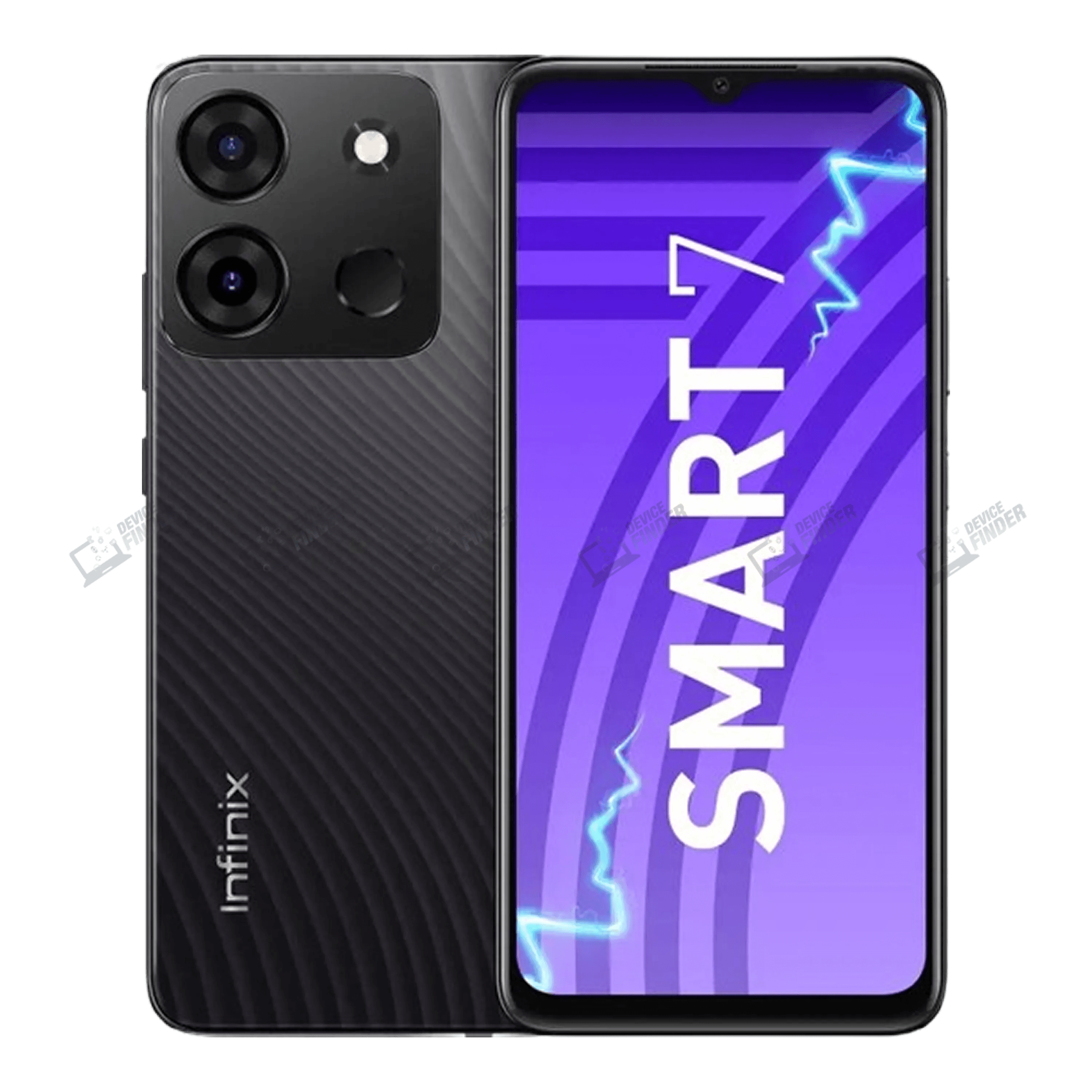 Infinix Smart 7 showcasing its sleek design and vibrant display.