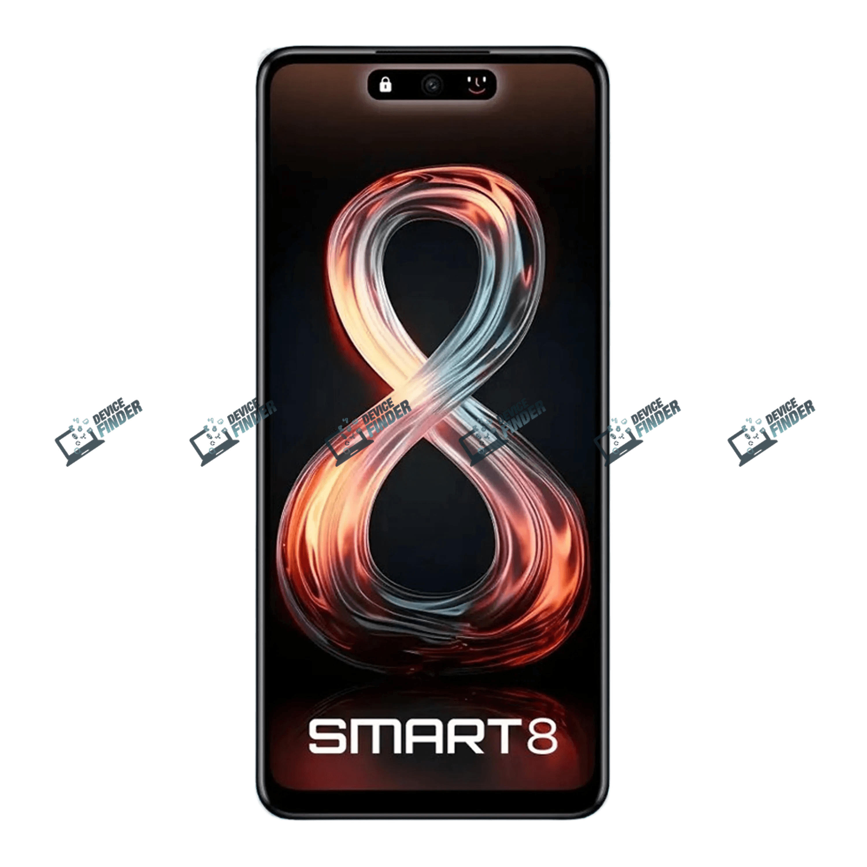 Infinix Smart 8 smartphone with premium design.