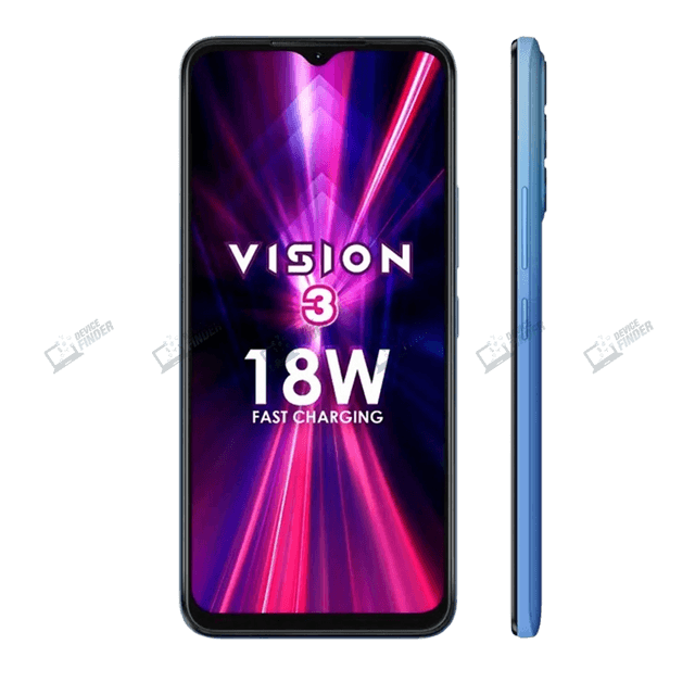 itel Vision 3 Camera Features - Capture with Clarity itel Vision 3 showcasing its sleek design and camera features.