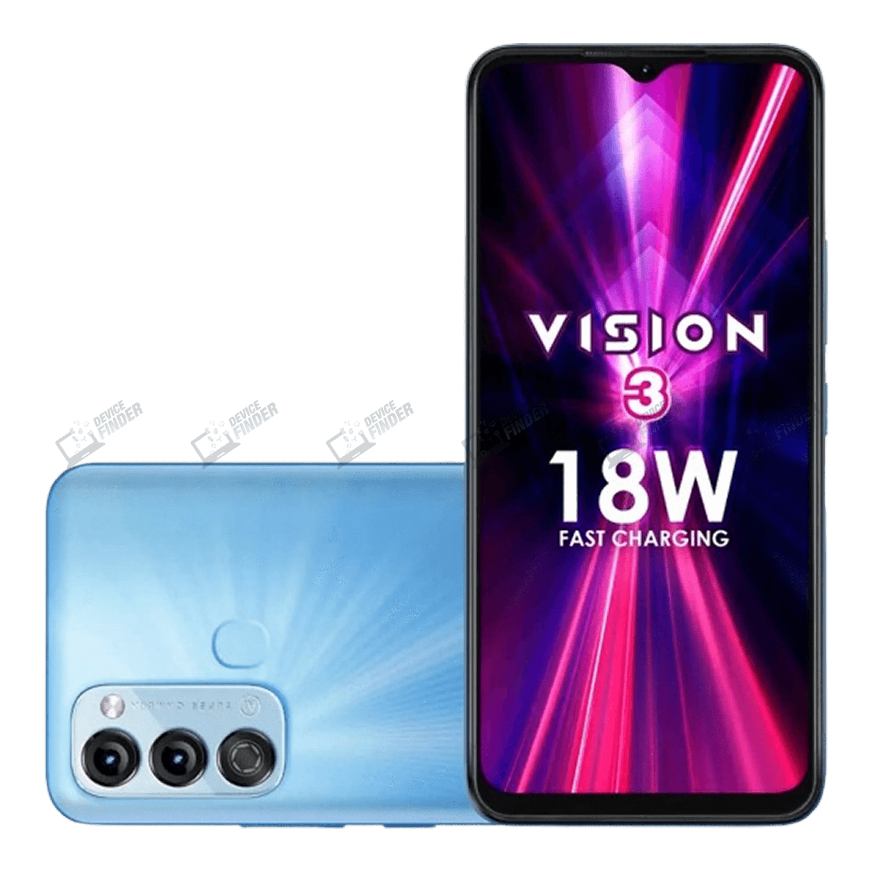 itel Vision 3 Display Features - Bright and Vivid Experience itel Vision 3 mobile showcasing vibrant display and features.