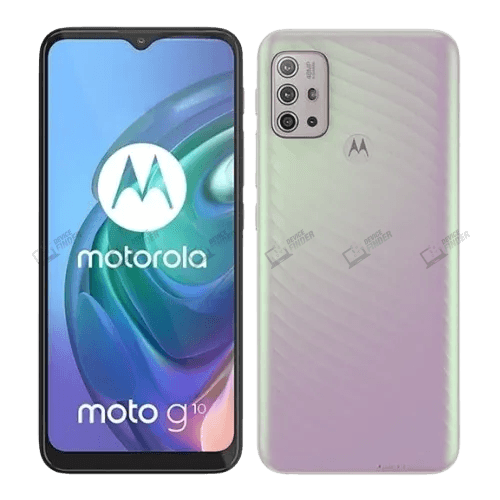 Motorola Moto G10 showcased with its elegant design.