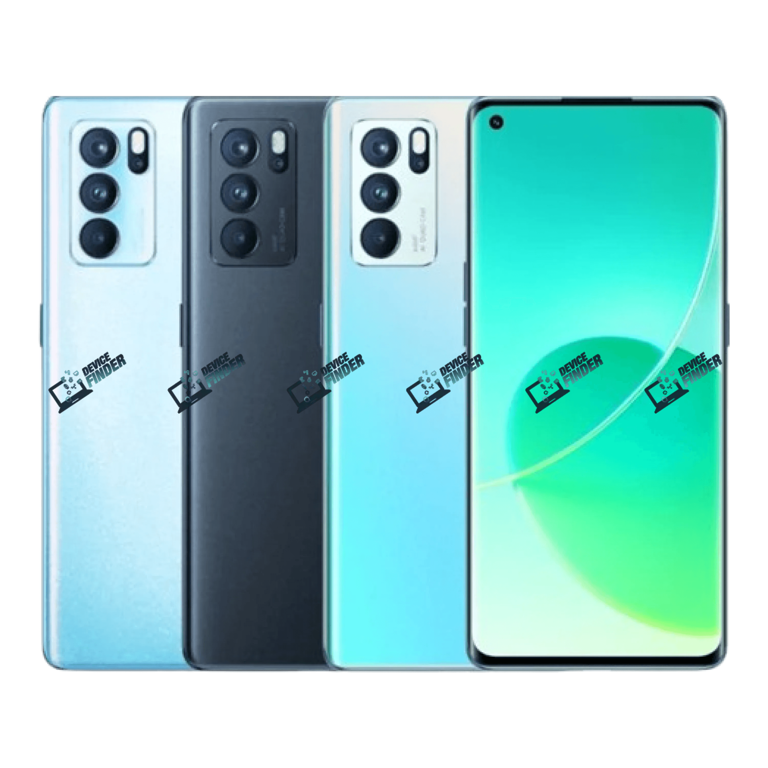 Stylish and Elegant: The Oppo Reno6 Pro 5G in Bangladesh Oppo Reno6 Pro 5G showcasing sleek design and colors.