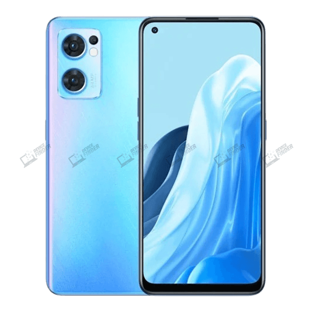 Stunning Display of Oppo Reno7 5G Available in Bangladesh Oppo Reno7 5G showing its vibrant display and sleek design.