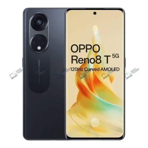 Where to Buy Oppo Reno8 T 5G - Store Locations Store display of the Oppo Reno8 T 5G, available for purchase.