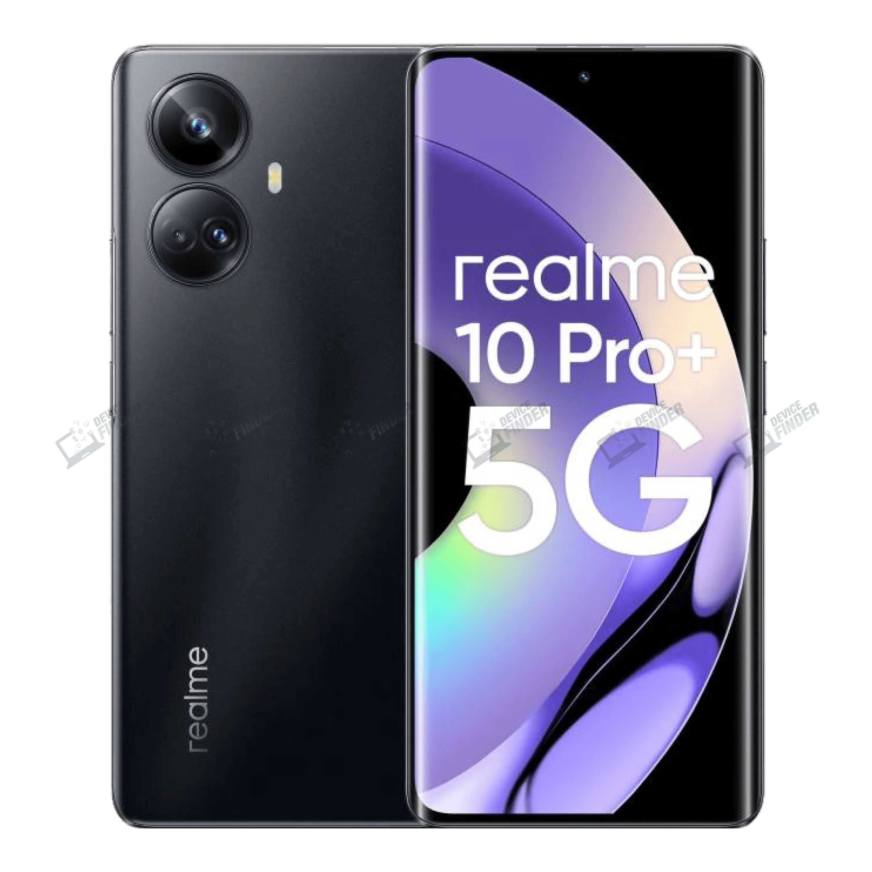 Image of Realme 10 Pro+ showcasing its sleek design and advanced features.