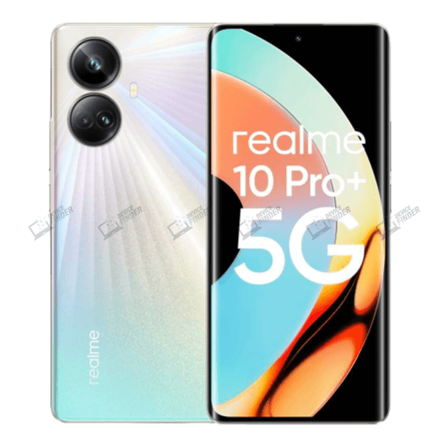 Top Features of Realme 10 Pro+ - A Quick Overview Close-up image of Realme 10 Pro+ displaying its AMOLED screen and high-resolution camera.