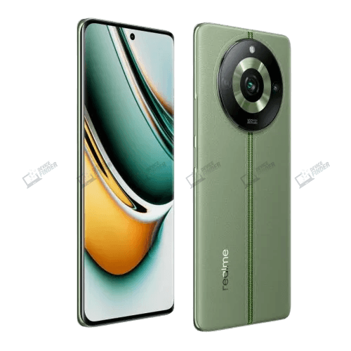 Realme 11 Pro's Camera Capabilities in Focus Close-up of Realme 11 Pro's camera lens capturing vibrant images in Bangladesh.