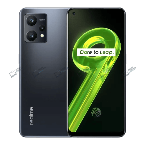 Realme 9 smartphone showcasing its sleek design in Bangladesh.