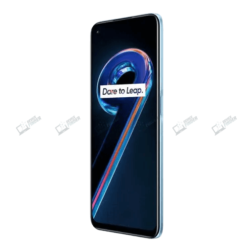 Realme 9 Pro: Stay Connected with Advanced Features A hand holding Realme 9 Pro while browsing features on the screen.