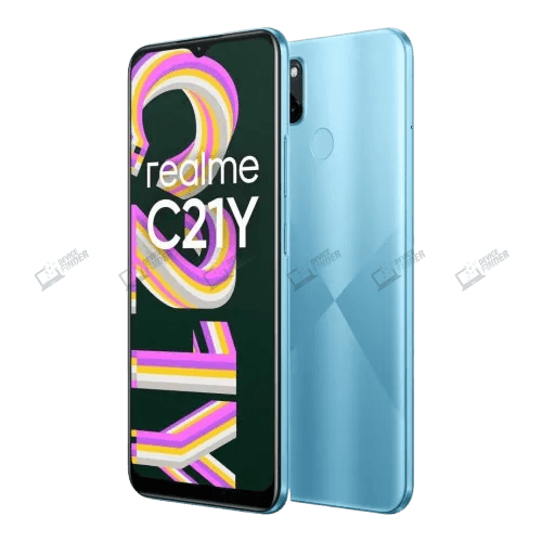 Realme C21Y: Budget Smartphone with Impressive Features Realme C21Y in vibrant color resting on a table, showcasing its design.