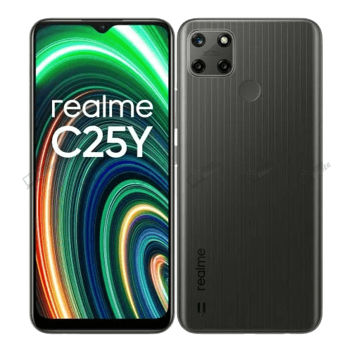 Realme C25Y Display: A Viewing Experience Tailored for Bangladesh A person using Realme C25Y, highlighting its exceptional display.