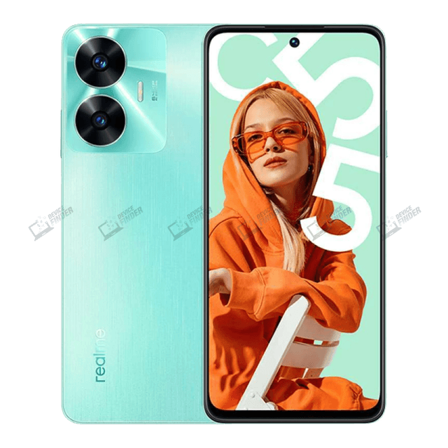 Unleash Superior Performance with the Realme C55 Realme C55 displayed emphasizing its fast performance