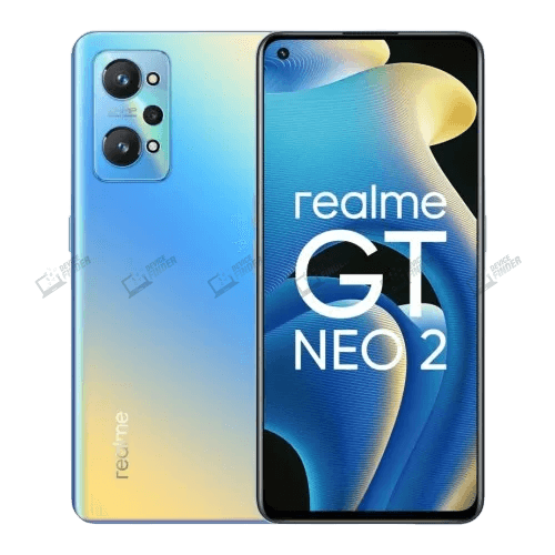Realme GT Neo2 showcasing its sleek design and advanced features.