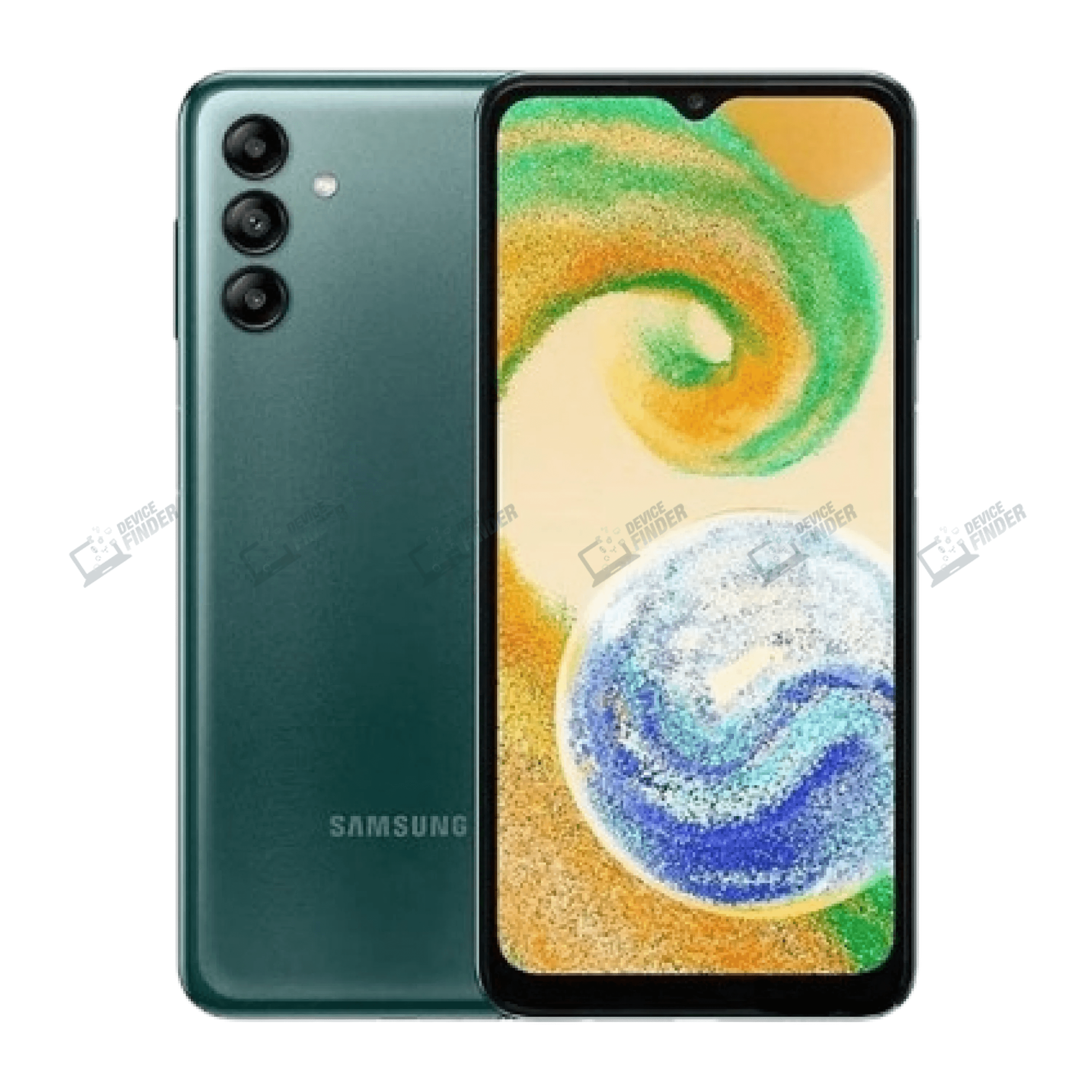 Samsung Galaxy A04s displayed, highlighting its sleek design and features.