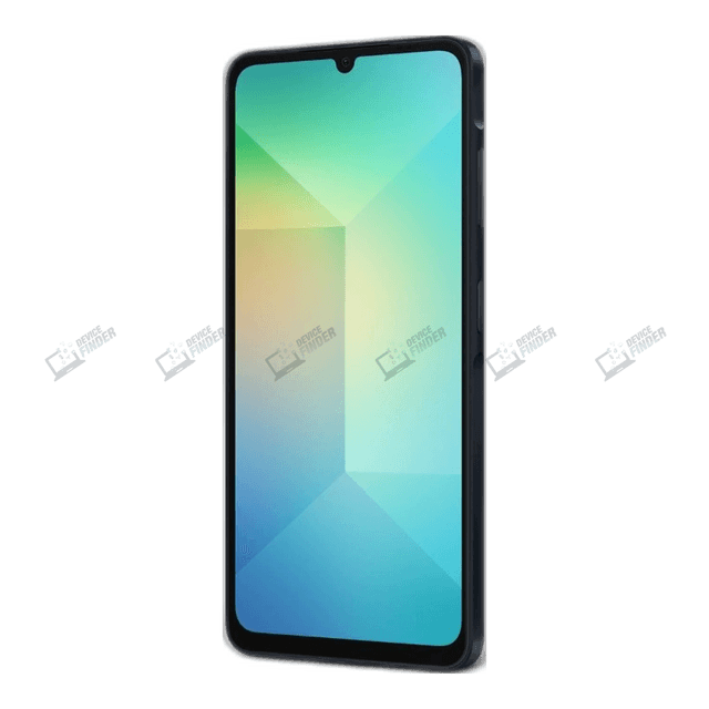 Samsung Galaxy A06 - Ideal Choice for Every User! Close-up image of the Samsung Galaxy A06 showing the display and user-friendly interface.