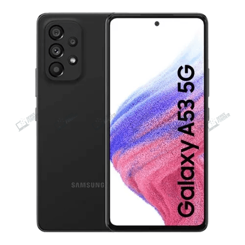 Samsung Galaxy A53 5G Display Features. Vivid display of Samsung Galaxy A53 5G being used to watch high-resolution content.