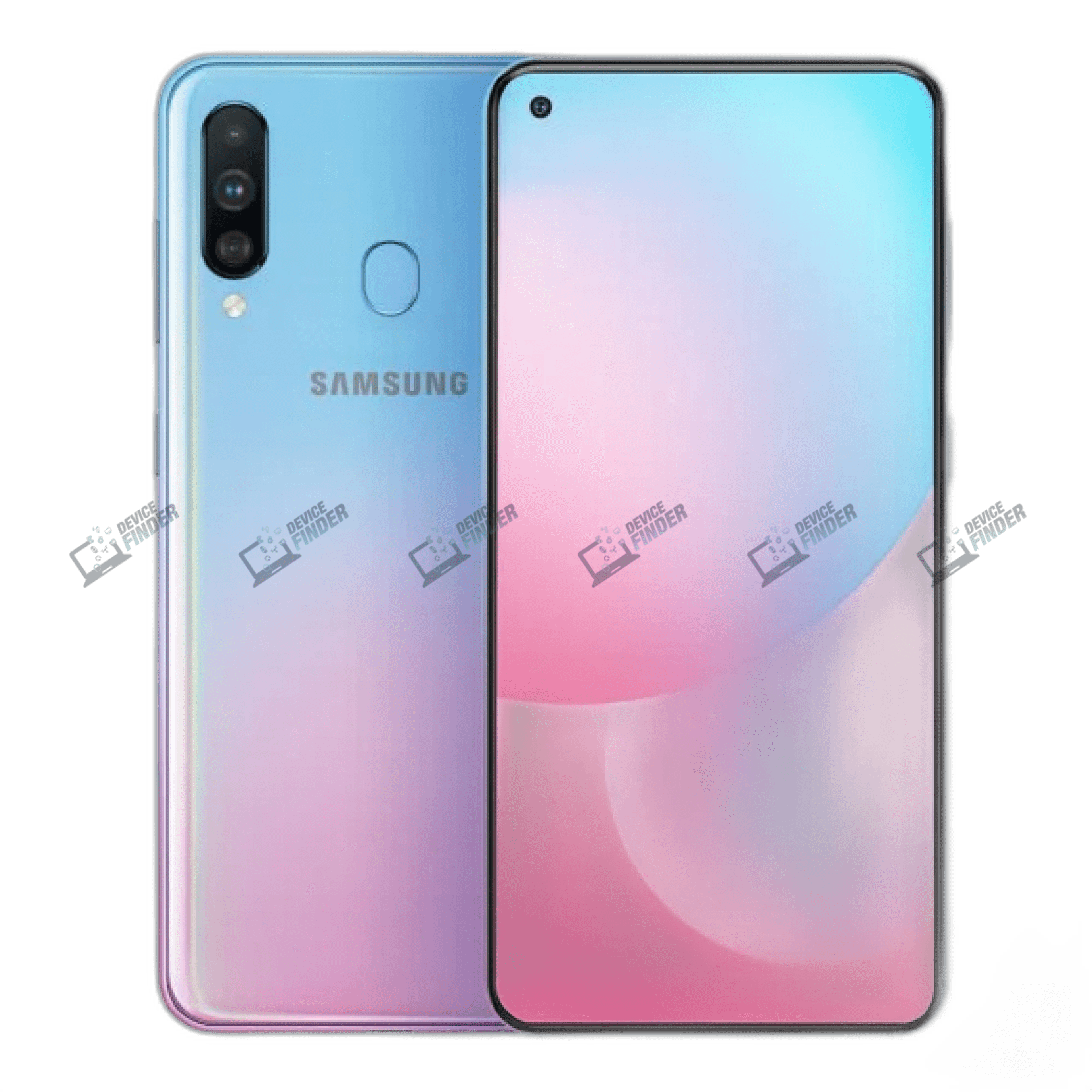 Premium Features - Samsung Galaxy A60. Close-up of the Samsung Galaxy A60 cameras, emphasizing its photography capabilities.