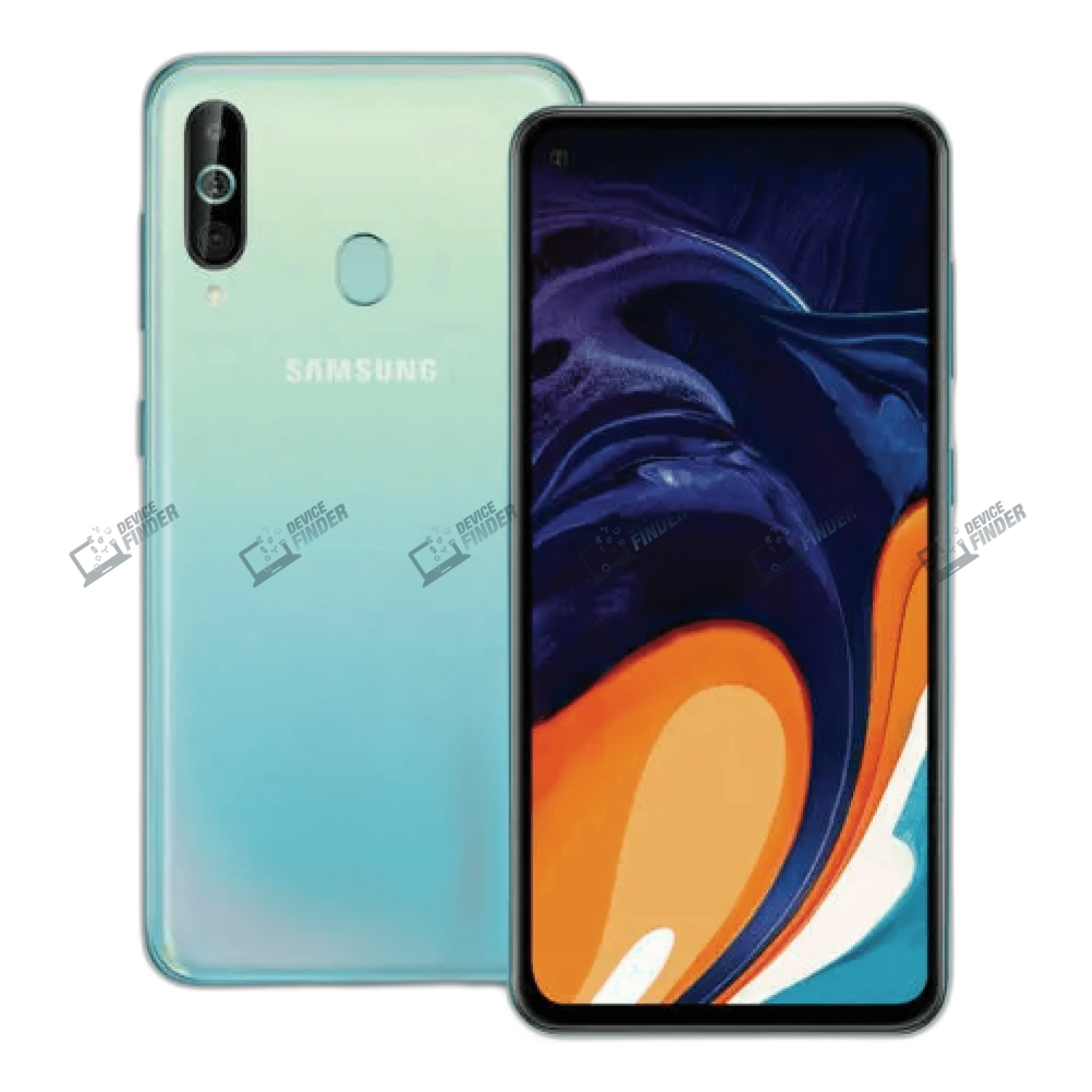 Samsung A60 Review - Expert Opinions Expert reviewing the Samsung Galaxy A60 on a tech blog video.