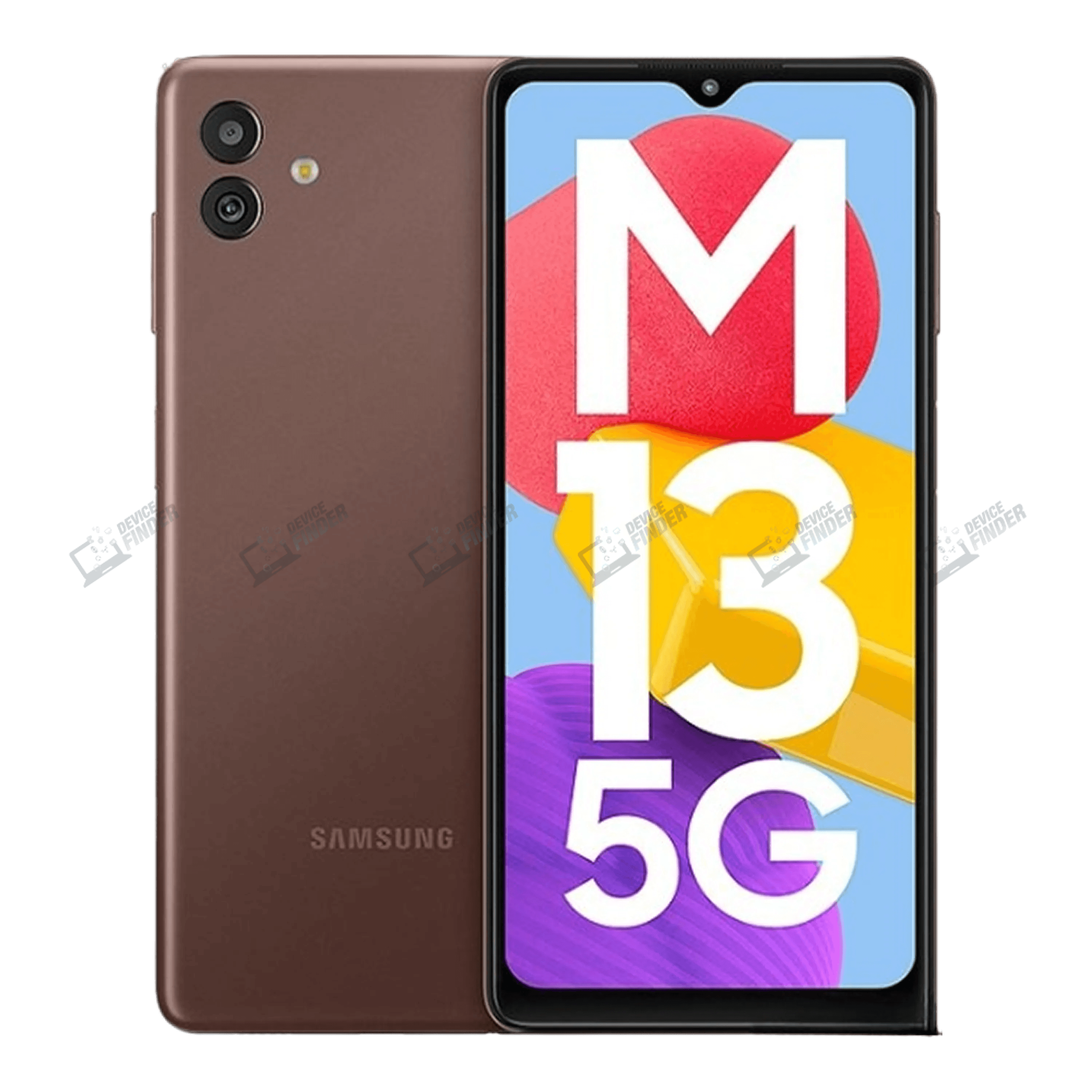Samsung Galaxy M13 5G showcasing its vibrant display and design.