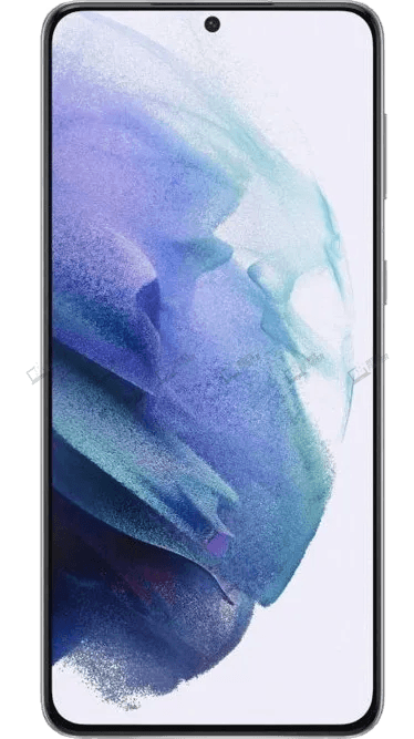 Samsung Galaxy S21+ 5G front view showcasing its stunning display.