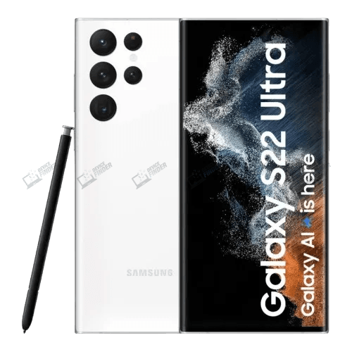 Samsung Galaxy S22 Ultra 5G: Premium Camera Features A close-up of Samsung Galaxy S22 Ultra 5G camera lenses.