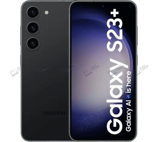 Samsung Galaxy S23+ displayed with price tags highlighting affordability in Bangladesh.