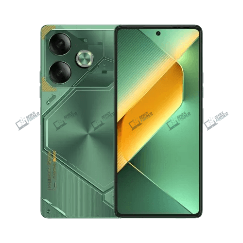 Image of Tecno Pova 6 showcasing its sleek design and display features.