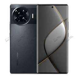 Tecno Spark 20 Pro+ smartphone with vibrant display and features.