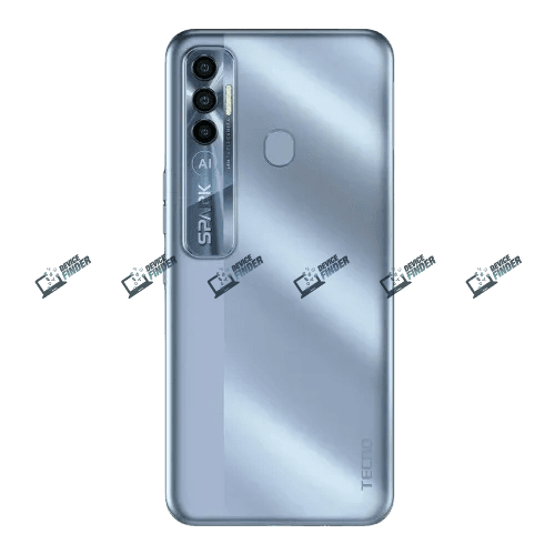 Tecno Spark 7 Pro smartphone showcasing its vibrant display.