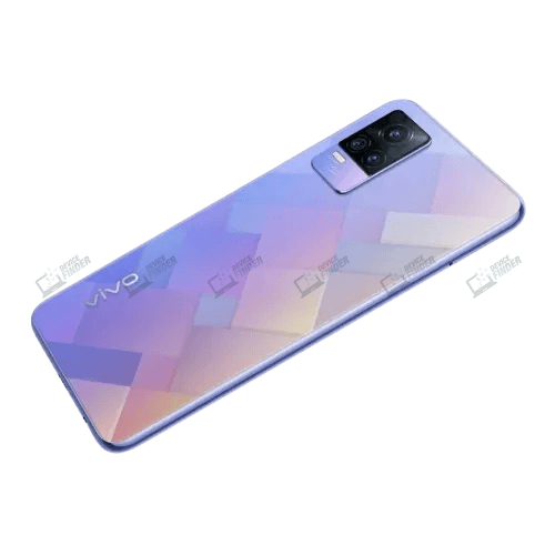 Experience Gaming on the vivo V21e - Smooth & Fast The vivo V21e displayed with a game on screen, highlighting its performance and graphic quality.