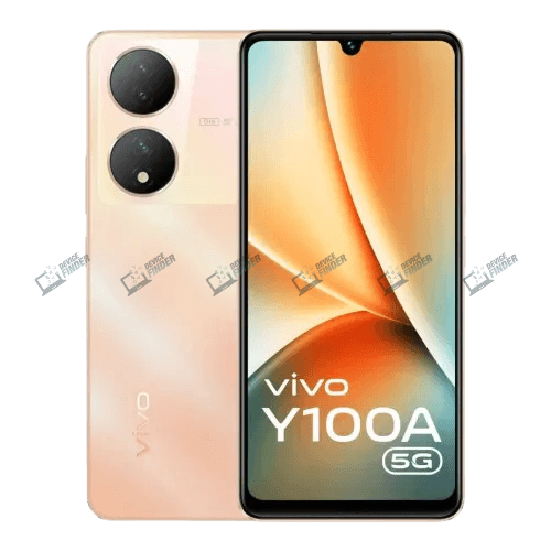 Vivo Y100 displayed, highlighting its advanced camera and sleek design.