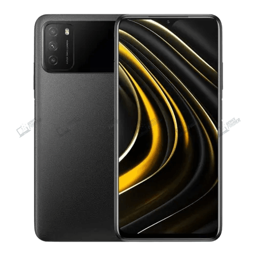 Image of Xiaomi Poco M3 highlighting its sleek design and vibrant display.