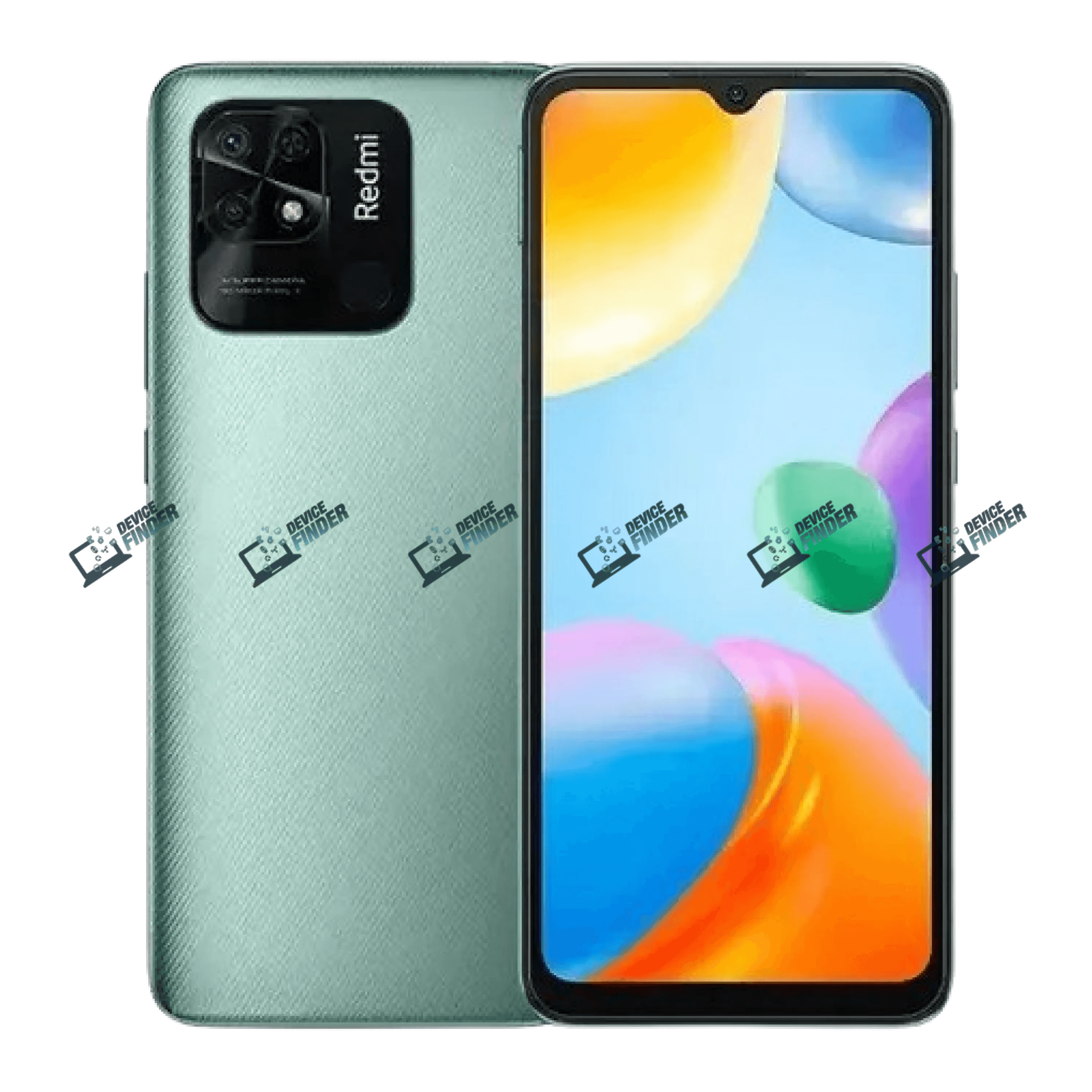 Xiaomi Redmi 10C: Stylish Design Meets Affordability Stylish design of the Xiaomi Redmi 10C displayed from different angles.