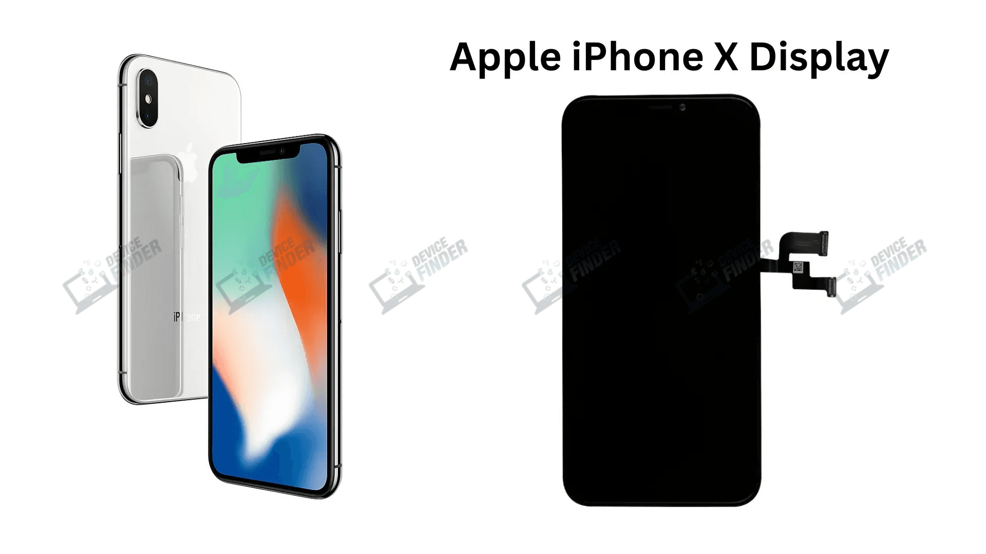 Apple iPhone X original display panel showing and display price in Bangladesh