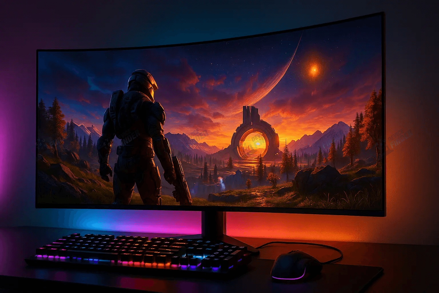 LG OLED Gaming Monitor 2025 Showcase LG OLED ultra-wide gaming monitor with HDR and MLA technology